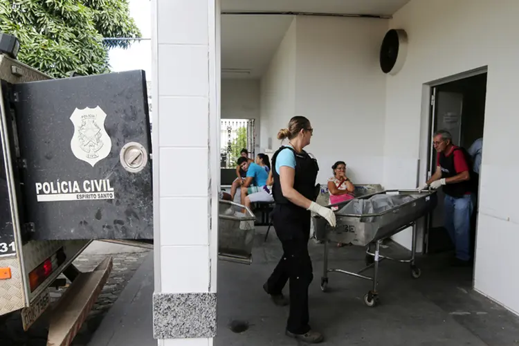 Polícia Civil no Espírito Santo: desembargador afirmou que é vedado qualquer tipo de paralisação por parte de militares (Paulo Whitaker/Reuters)