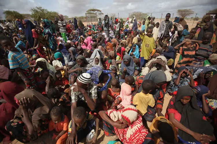 Dadaab é um complexo tentacular que fica perto da fronteira do Quênia com a Somália (Getty Images)