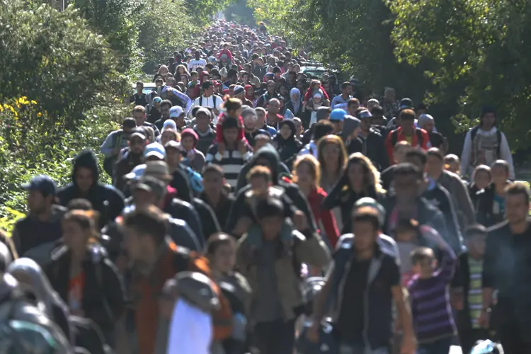 Refugiados na Hungria (Christopher Furlong/Getty Images)