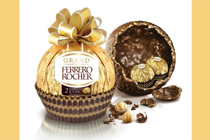 Ferrero Rocher lança versão gigante de bombom para a Páscoa