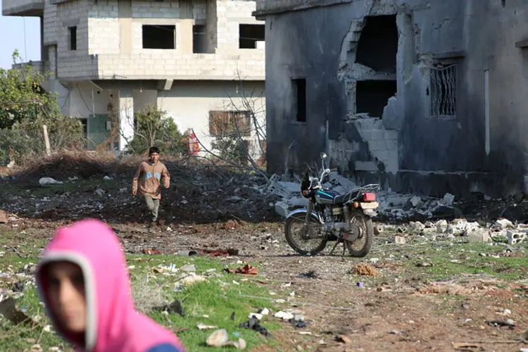 Deraa, na Síria: ONU recebeu apelo da região, dividida entre rebeldes e governo (Reuters/Reuters)