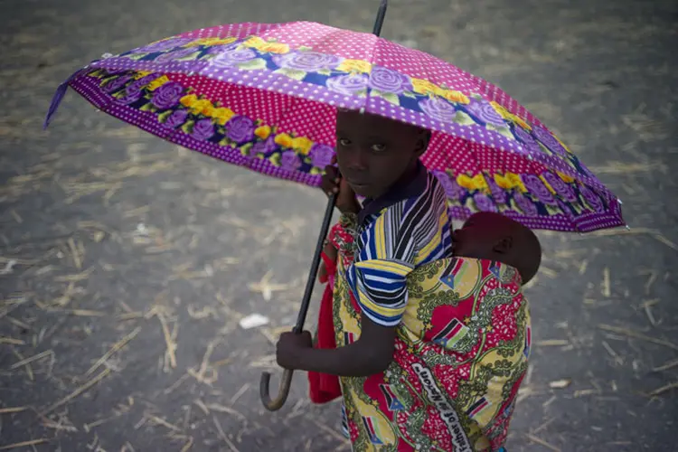 Sudão do Sul: em janeiro, mais de 15 mil cidadãos do Sudão do Sul fizeram o mesmo caminho (Getty Images)