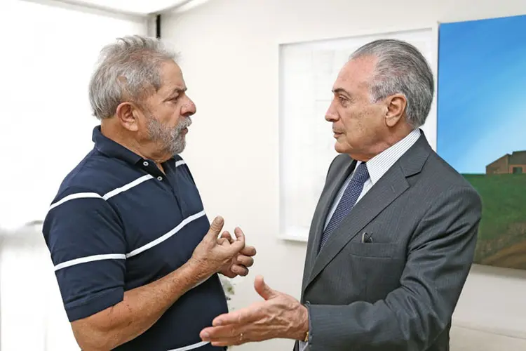 Lula e Temer: marca de cerveja abordou denúncia e condenação envolvendo os políticos em nova publicidade (Ricardo Stuckert / Instituto Lula/Divulgação)