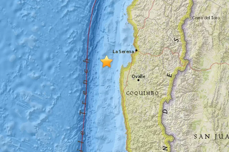 Terremoto: Cobquecura foi uma das localidades mais golpeadas pelo terremoto e tsunami de 27 de fevereiro de 2010 (USGS/Reprodução)