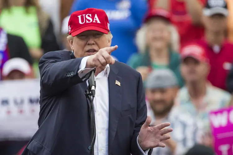 Donald Trump: o presidente voltou a enfatizar que privilegiará os produtos e a geração de empregos no país (Getty Images/Getty Images)