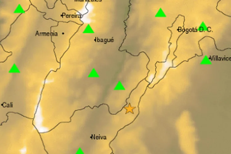 Terremoto: sismo teve cinco segundos de duração (SGC/Reprodução)