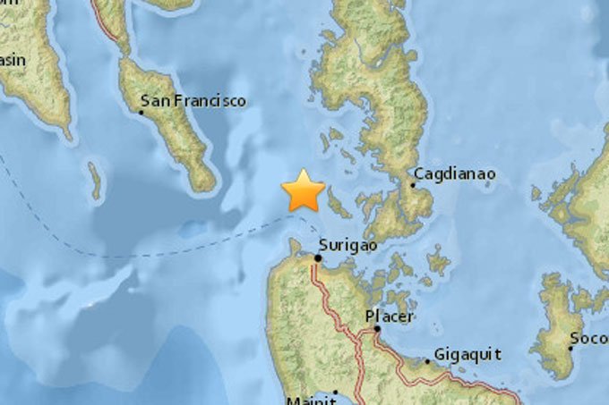 Terremoto de 6,5 graus atinge o sul das Filipinas