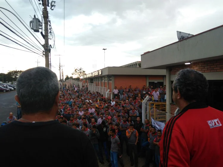 Centrais sindicais: o "Ocupa Brasília" acontecerá entre os dias 15 e 19 de maio (Concedido por Andre Eduardo Larocca/Site Exame)