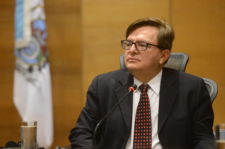 Herman Benjamin, do TSE: O vazamento dos depoimentos ocorreu após Herman Benjamin enviar aos ministros do TSE um relatório contendo o resumo do processo (Fernando Frazão/Agência Brasil)