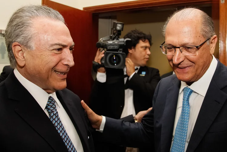 Temer e Alckmin: presidente e governador de SP participaram de inauguração de etapa do Minha Casa (Beto Barata/PR/Agência Brasil)