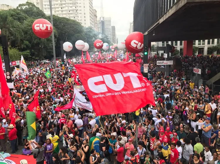 Protesto: sindicatos que organizam o protesto representam mais de 10 milhões de funcionários (Dino Santos/CUT-SP)/Divulgação)