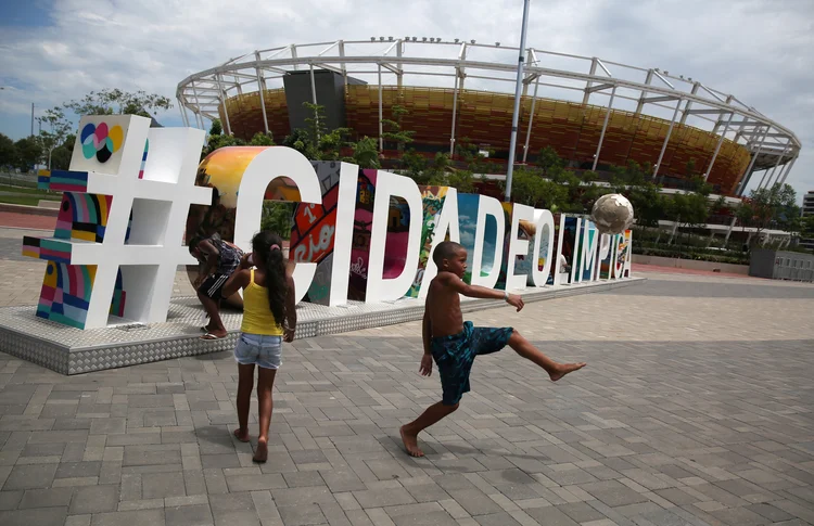 Parque Olímpico: o prêmio incluiu a construção de três ginásios, centros de transmissão, para os veículos de imprensa, um hotel e várias ruas (Pilar Olivares/Reuters)