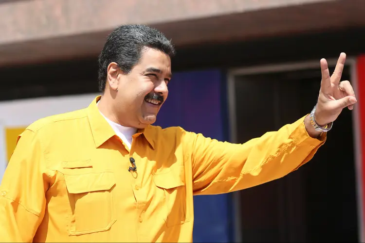 Nicolás Maduro: Trump fez ontem seu primeiro discurso em uma sessão conjunta do Congresso (Miraflores Palace/Handout/Reuters)