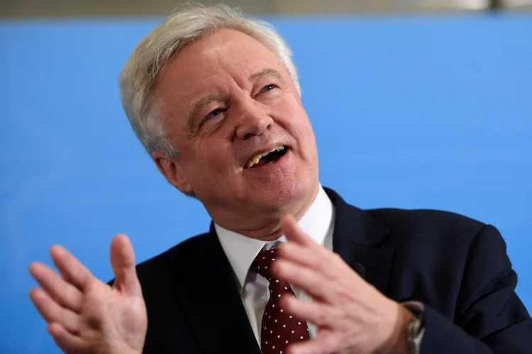 O ministro britânico para o Brexit, David Davis (News Agency/Maja Suslin/Reuters)