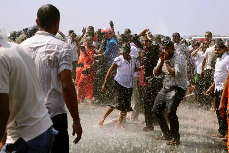 Protesto: durante 37 anos, a ilha do Oceano Índico sofreu uma feroz guerra civil entre o governo e a minoria tâmil (China-Silkroad/Stringer/File Photo/Sri Lanka/Reuters)