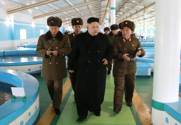 Coreia do Norte: especialistas indicaram que a explosão tinha as características de uma bomba de hidrogênio de duas etapas (KCNA/Handout/Reuters)