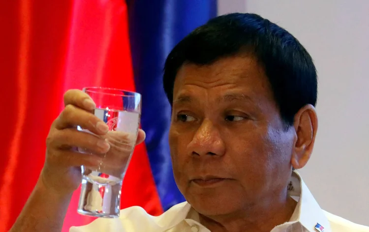 Rodrigo Duterte: as relações entre Manila e Washington se degradaram desde que a chegada de Duterte ao poder (Erik De Castro/Reuters)