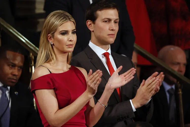 Ivanka Trump e Jared Kushner: ele terá que comparecer na investigação aberta pelo Senado sobre uma eventual interferência russas nas eleições (Kevin Lamarque/Reuters)