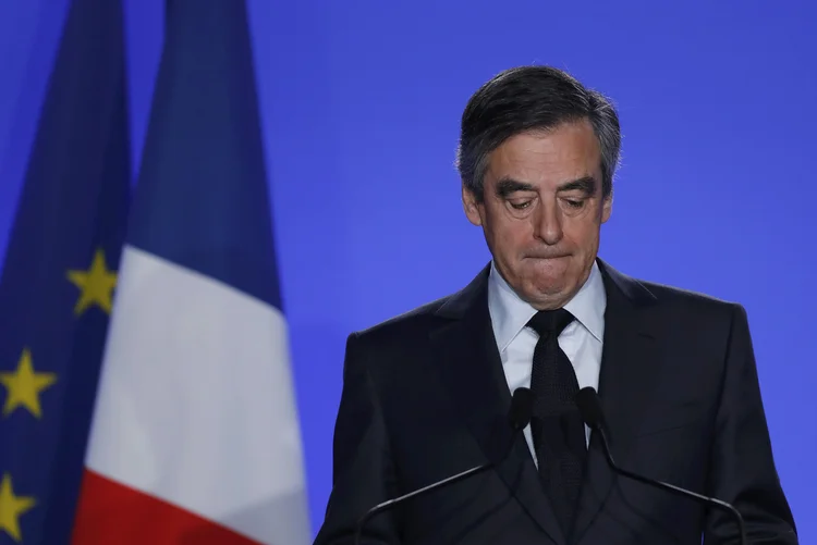 François Fillon: ele assegurou que comparecerá ante a justiça (Christian Hartmann/Reuters)