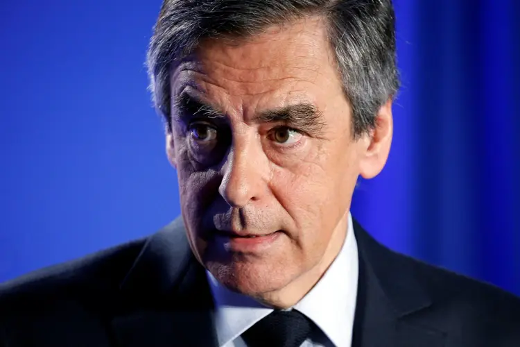 O candidato conservador às eleições na França, François Fillon (Charles Platiau/Reuters)