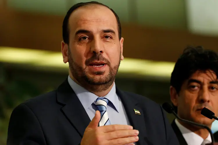 Nasser al Hariri: questão da transição política "é um objetivo importante para o povo sírio" (Denis Balibouse/Reuters)