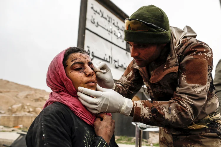 Mosul: os EUA estão auxiliando o exército iraquiano em uma grande ofensiva para recuperar o controle de Mosul (Zohra Bensemra/Reuters)