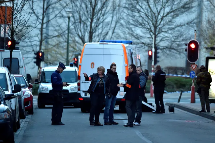 Polícia belga: a polícia deteve o veículo após ter ultrapassado um sinal vermelho (Eric Vidal/Reuters)
