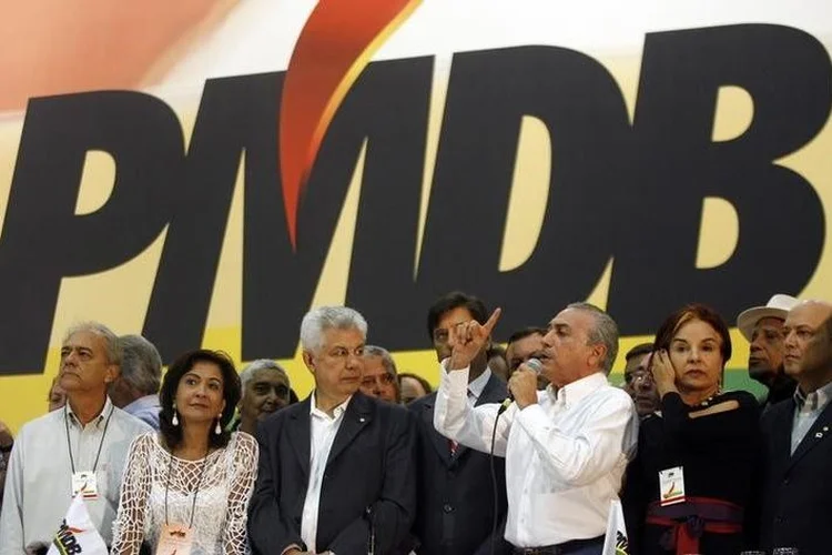 PMDB: segundo o PMDB, o processo foi instaurado com base em "fatos totalmente abstratos" e "argumentos genéricos" (Jamil Bittar/Reuters)