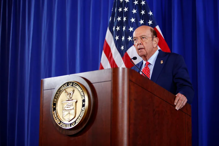 Wilbur Ross: "Durante décadas estivemos em guerra. Por isso temos déficits", disse (Eric Thayer/Reuters)
