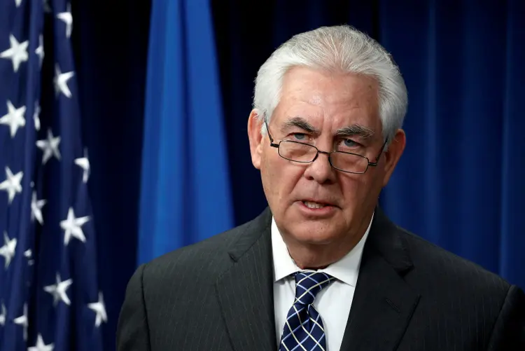 Tillerson: ele tratará os eventos na Ucrânia, os esforços antiterroristas, as relações bilaterais e outros temas, incluindo Coreia do Norte e Síria (Kevin Lamarque/File Photo/Reuters)