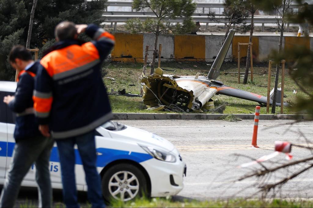Acidente com helicóptero mata 5 pessoas em Istambul