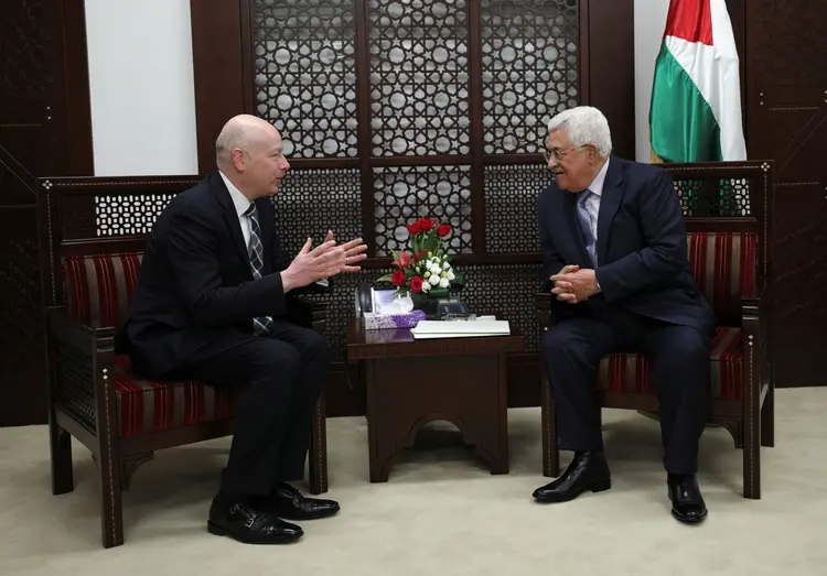 Reunião: por enquanto, a presidência palestina não quis divulgar qualquer outra informação sobre a reunião (Mohamad Torokman/Reuters)