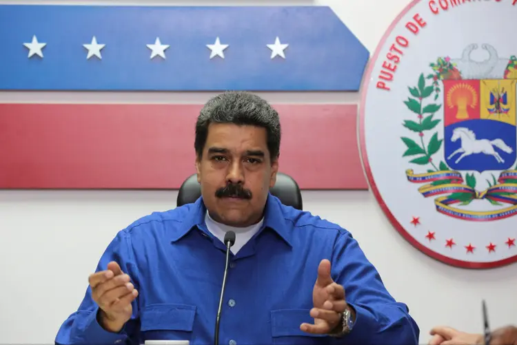 Nicolás Maduro: ex-presidente da Odebrecht disse que Américo Mata lhe pediu US$ 50 milhões para campanha do líder veenzuelano (Miraflores Palace/Handout/Reuters)