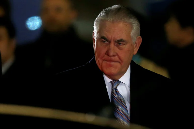 Rex Tillerson: Seul e Washington realizam atualmente, em território sul-coreano, suas maiores manobras militares em conjunto (Toru Hanai/Reuters)