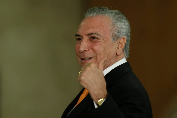 Michel Temer: "Exijo investigação plena e muito rápida para os esclarecimentos ao povo brasileiro. Essa situação de dúvida não pode persistir por muito tempo" (Ueslei Marcelino/Reuters)