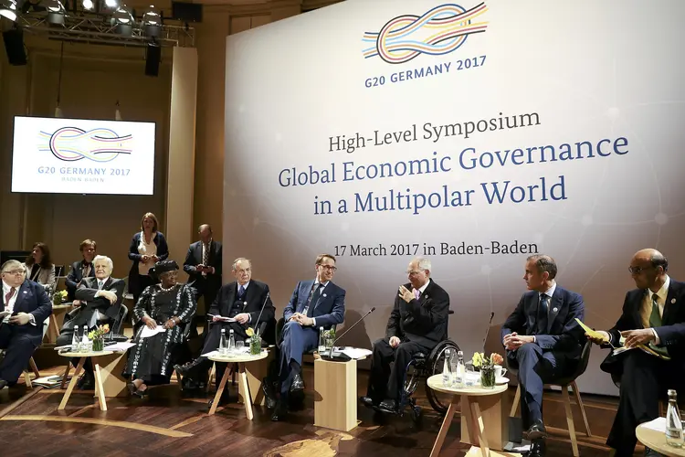 Reunião do G20 em Baden, na Alemanha (Kai Pfaffenbach/Reuters)