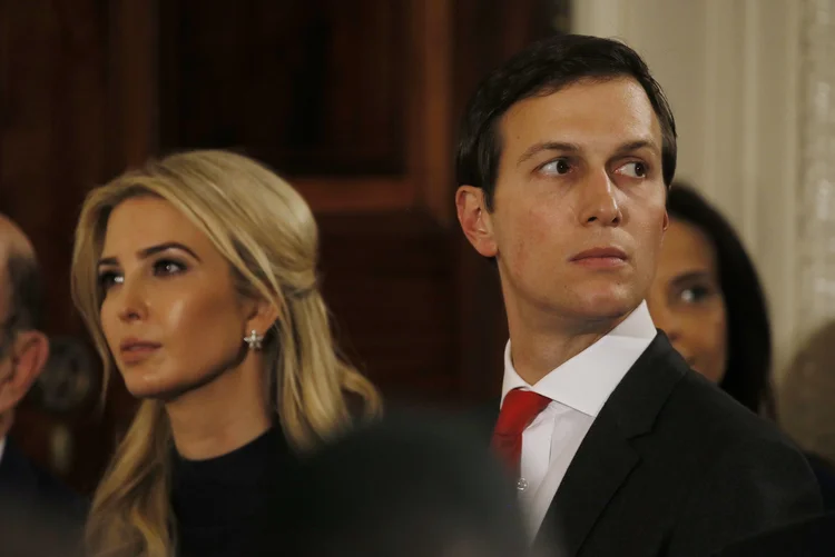 Jared Kushner: a Casa Branca afirmou que Kushner estava "fazendo seu trabalho" ao se reunir com autoridades estrangeiras (Jim Bourg/Reuters)