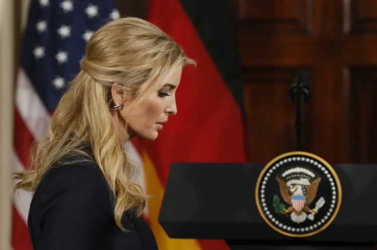 Ivanka Trump: filha do presidente participou de reunião com Angela Merkel (Jim Bourg/Reuters)
