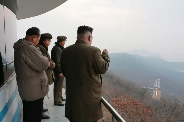 Líder da Coreia do Norte, Kim Jong-Un (KCNA/Reuters)