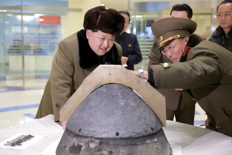 Coreia do Norte: o governo Trump está considerando sanções radicais como parte de uma ampla revisão de medidas para conter a ameaça nuclear e de mísseis da Coreia do Norte (KCNA/Reuters)