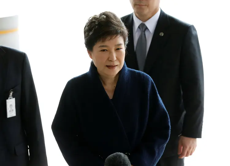 Park Geun-hye: ex-presidente teria usado fundos para pagar custos de manutenção em sua residência privada e outros gastos (Kim Hong-Ji/Reuters)