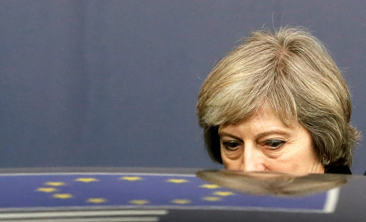 Theresa May: primeira-ministra do Reino Unido prometeu lutar pela liderança do Reino Unido (Yves Herman/Reuters)
