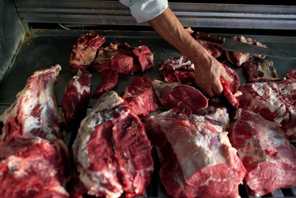 Carne: "Constatamos que as instalações cumpriam com os níveis de exigência internacionais", esclareceu o ministro (Pablo Sanhueza/Reuters)