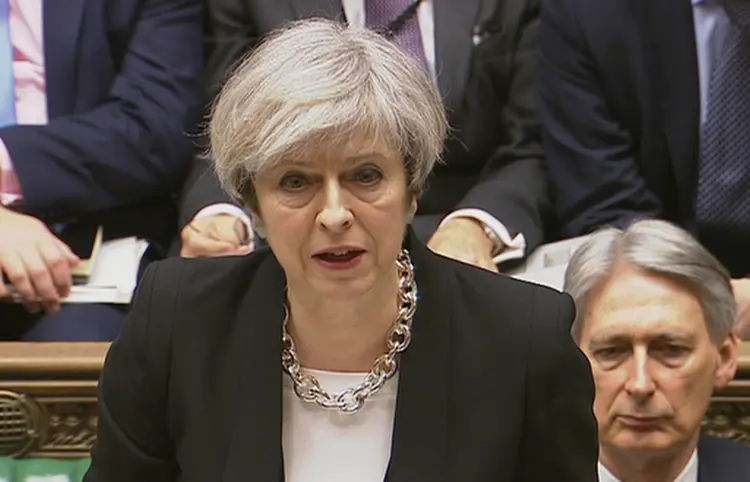 Theresa May: "nunca hesitaremos diante do terrorismo" (Foto/Reuters)
