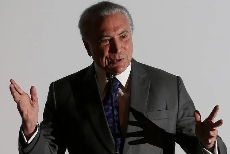 Michel Temer: o presidente disse não estar preocupado com a perda de foro no STF quando terminar seu mandado (Adriano Machado/Reuters)