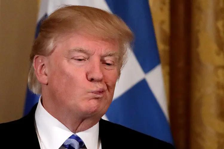 Donald Trump: presidente americano tenta superar a derrota da proposta de saúde defendida pela Casa Branca (Carlos Barria/Reuters)