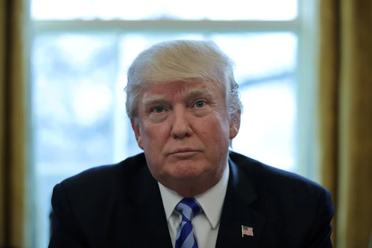 Donald Trump: o FBI investiga a possível "coordenação" entre o comitê de campanha de Trump e o governo russo (Carlos Barria/Reuters)