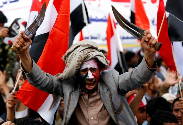 Iêmen: grupo diz que irá resistir às forças da Arábia Saudita (Khaled Abdullah/Reuters)