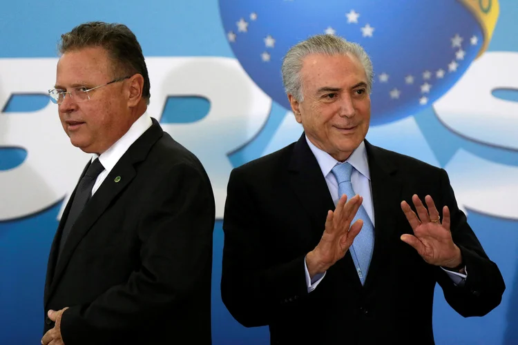 Temer e Maggi: as multas para empresas infratoras poderão subir para até 500 mil reais, ante uma penalidade máxima de 15 mil reais anteriormente (Ueslei Marcelino/Reuters)