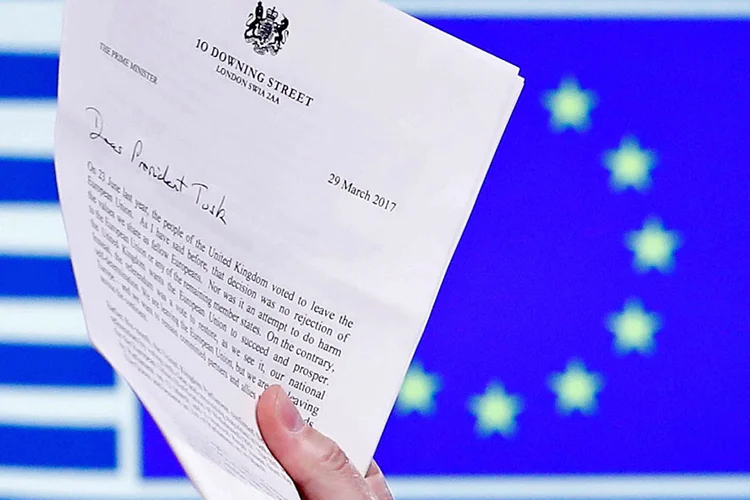Brexit: o Executivo britânico publicou hoje um "livro branco" sobre o projeto (Yves Herman/Reuters)
